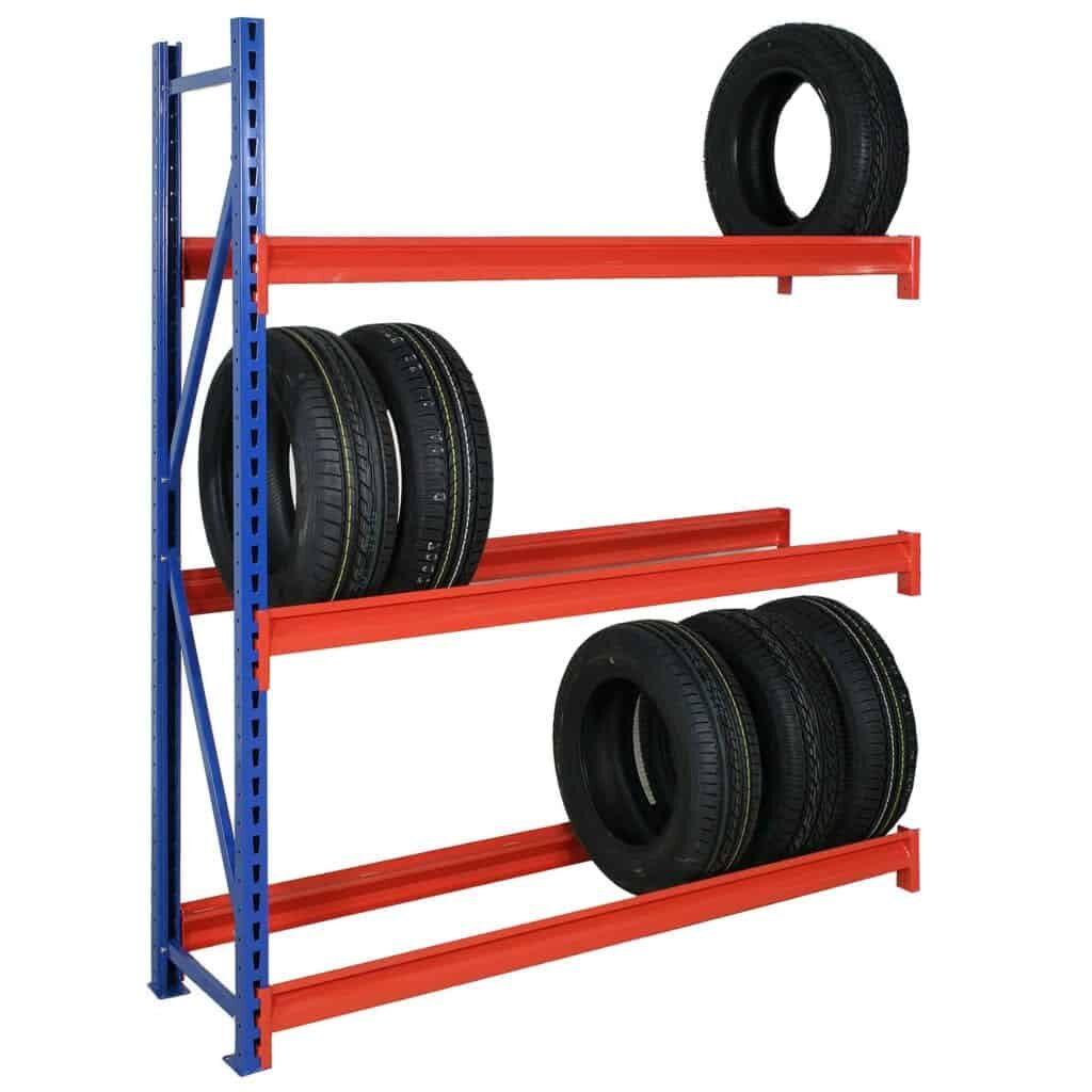 Longspan Tyre Racking 3508mm High Extension Bay