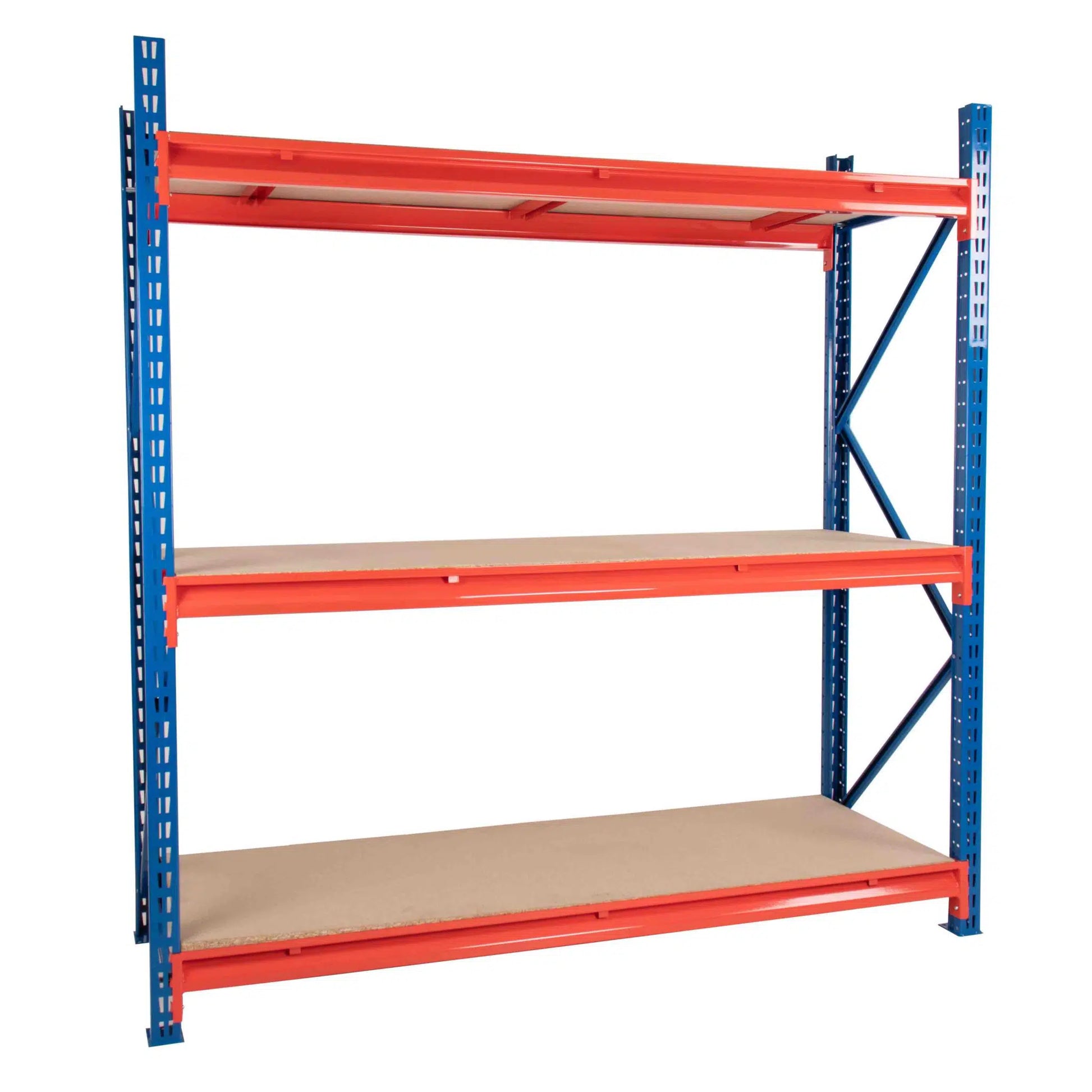 Longspan Racking | 471mm Deep with 3 Chipboard Decks | UK