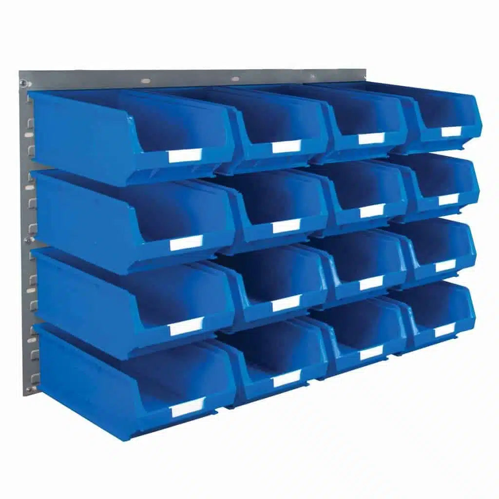 Wall Mounted Louvre Panel Kit 1 With Barton TC Bins