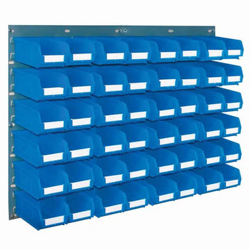 Wall Mounted Louvre Panel Kit 1 With Barton TC Bins