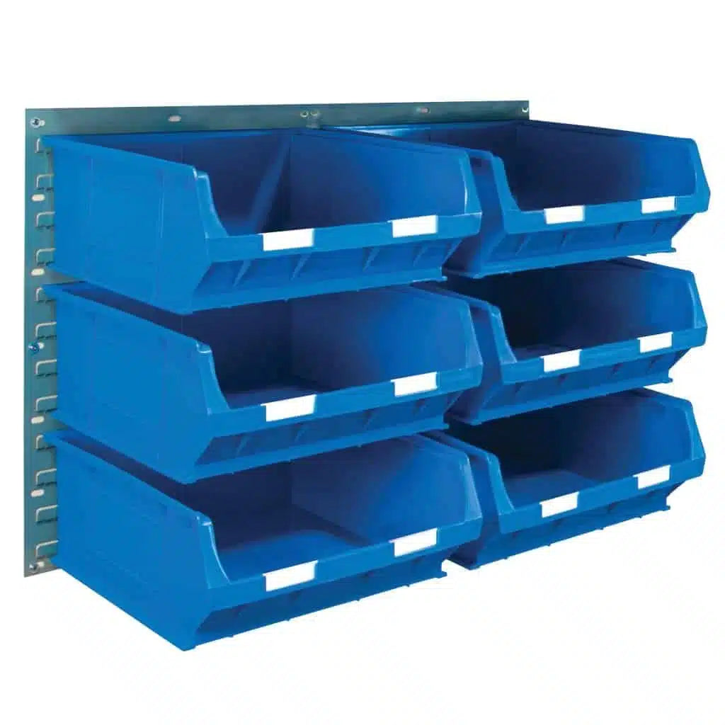 Wall Mounted Louvre Panel Kit 1 With Barton TC Bins