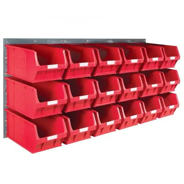 Wall Mounted Louvre Panel Kit 2 With Barton TC Bins