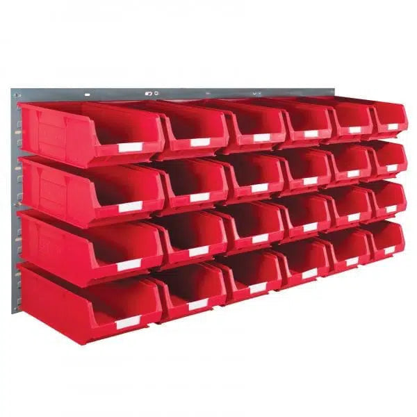 Wall Mounted Louvre Panel Kit 2 With Barton TC Bins