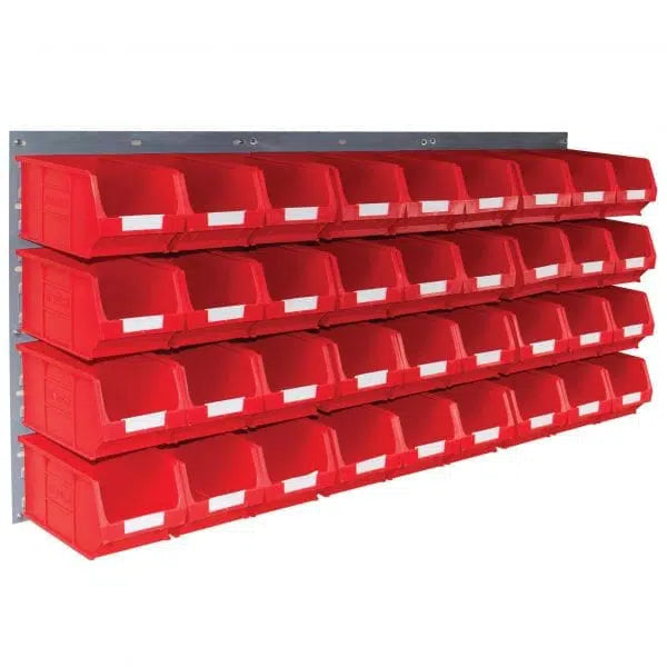 Wall Mounted Louvre Panel Kit 2 With Barton TC Bins