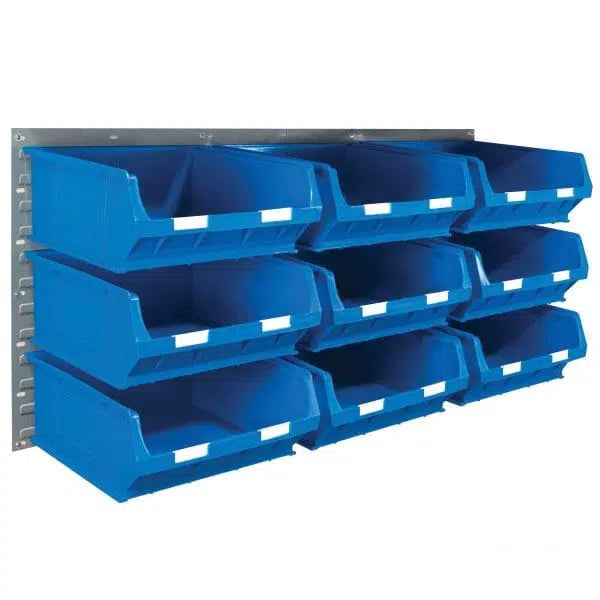 Wall Mounted Louvre Panel Kit 2 With Barton TC Bins