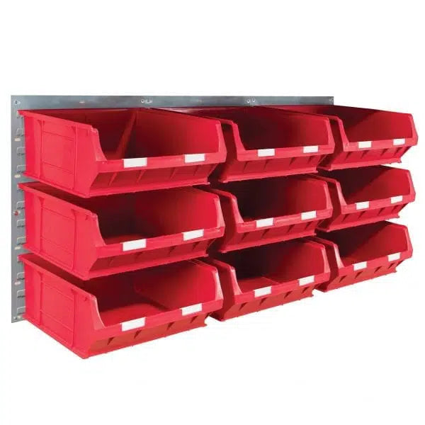 Wall Mounted Louvre Panel Kit 2 With Barton TC Bins