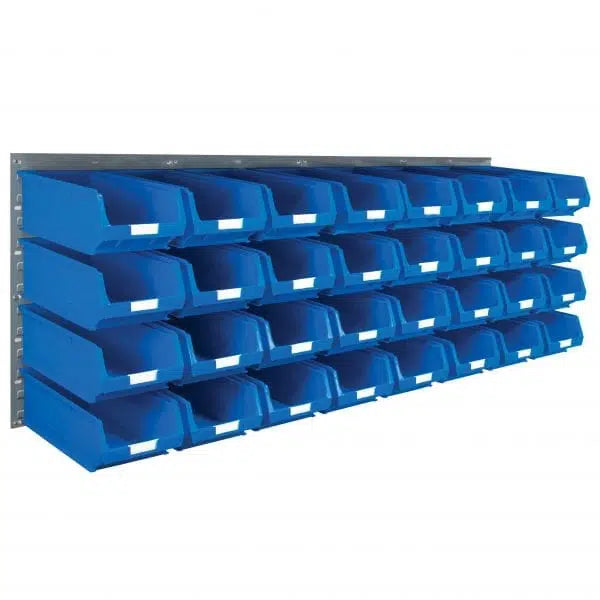 Wall Mounted Louvre Panel Kit 3 With Barton TC Bins