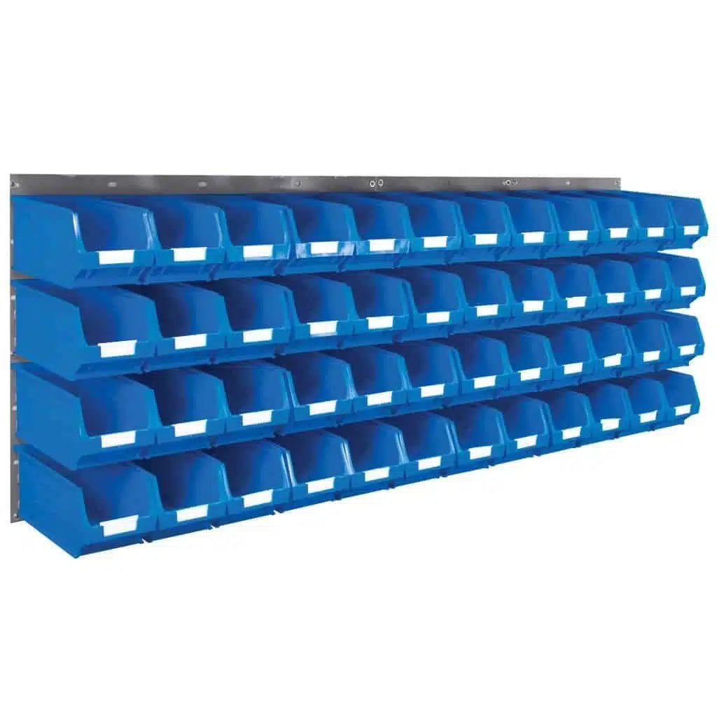 Wall Mounted Louvre Panel Kit 3 With Barton TC Bins