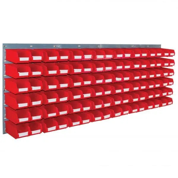 Wall Mounted Louvre Panel Kit 3 With Barton TC Bins - Storage N Stuff ...
