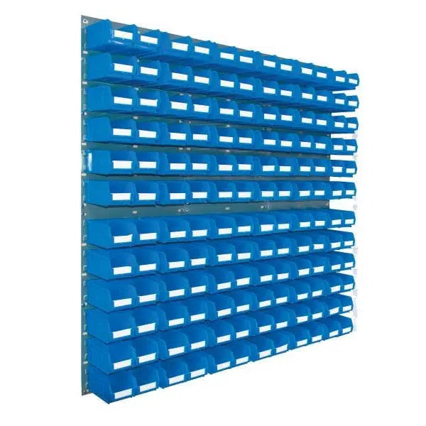 Wall Mounted Louvre Panel Kit 4 With Barton TC Bins