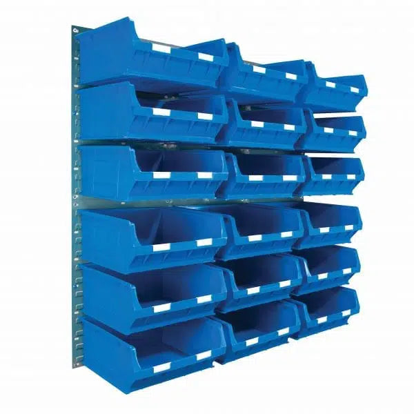 Wall Mounted Louvre Panel Kit 4 With Barton TC Bins