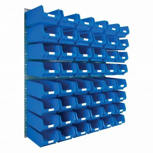 Wall Mounted Louvre Panel Kit 4 With Barton TC Bins