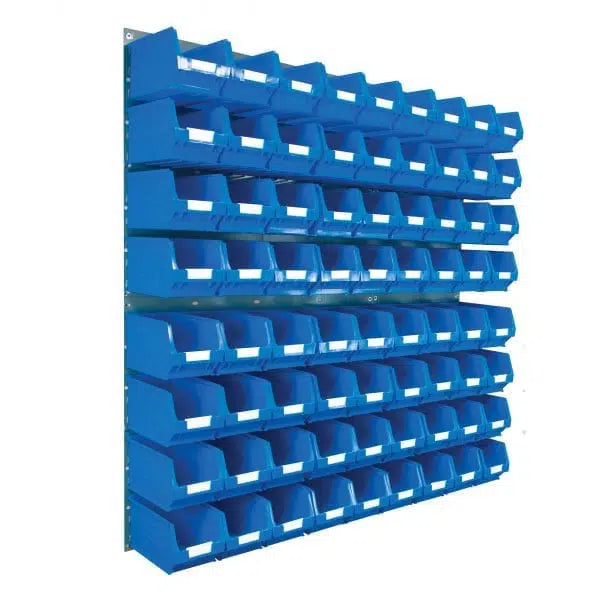 Wall Mounted Louvre Panel Kit 4 With Barton TC Bins