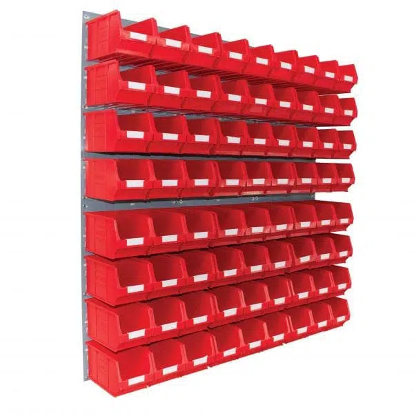 Wall Mounted Louvre Panel Kit 4 With Barton TC Bins