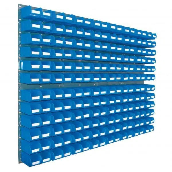 Wall Mounted Louvre Panel Kit 5 With Barton TC Bins