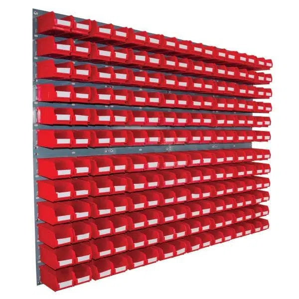 Wall Mounted Louvre Panel Kit 5 With Barton TC Bins