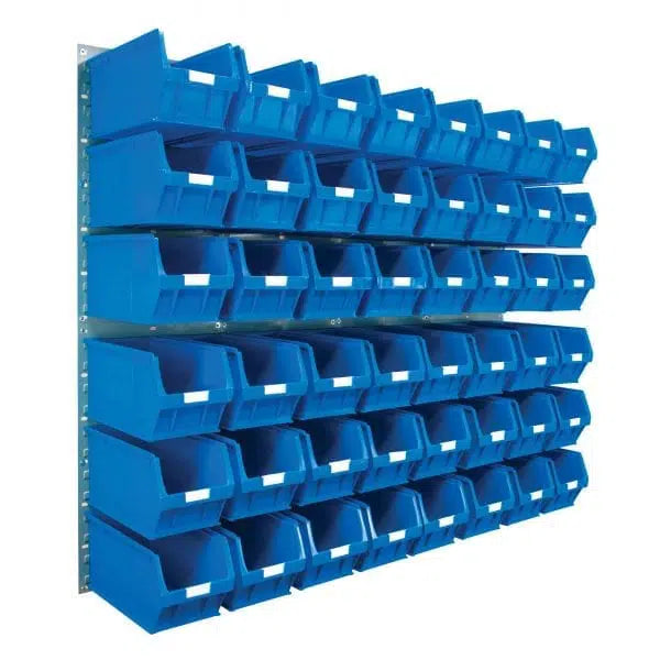 Wall Mounted Louvre Panel Kit 5 With Barton TC Bins