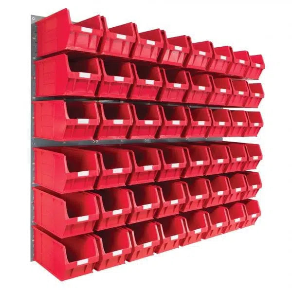 Wall Mounted Louvre Panel Kit 5 With Barton TC Bins