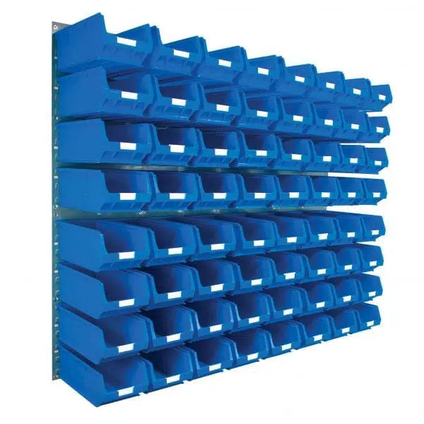 Wall Mounted Louvre Panel Kit 5 With Barton TC Bins