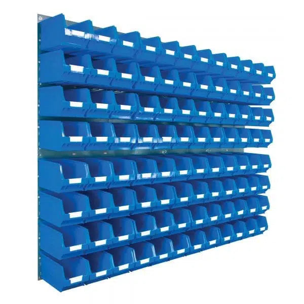 Wall Mounted Louvre Panel Kit 5 With Barton TC Bins