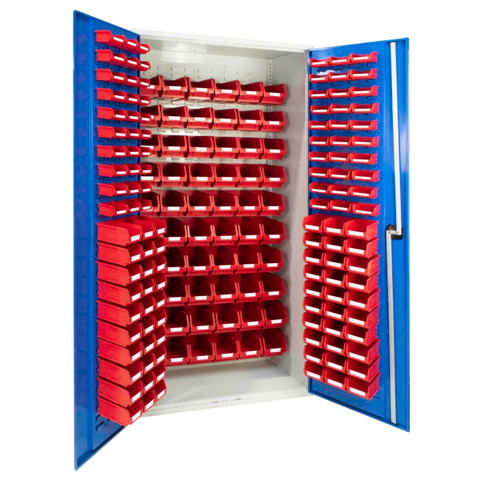 Louvred Panel Cabinet with 180 TC Bins