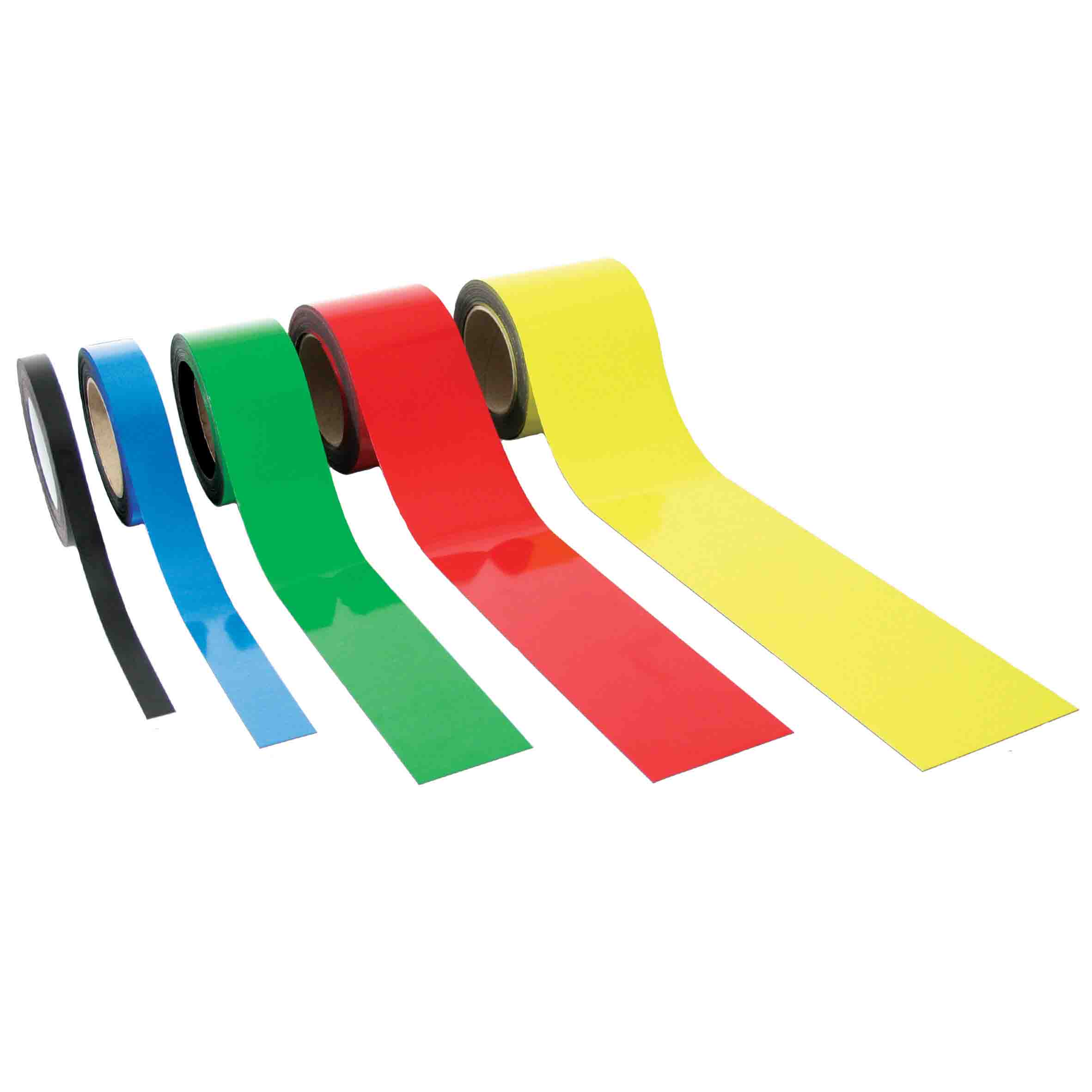 Magnetic Easy Wipe Racking Strip Green