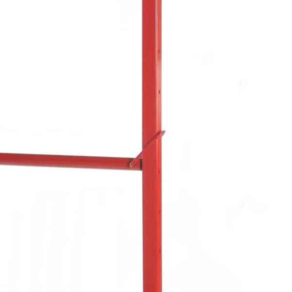 Nestable Garment Rail Red