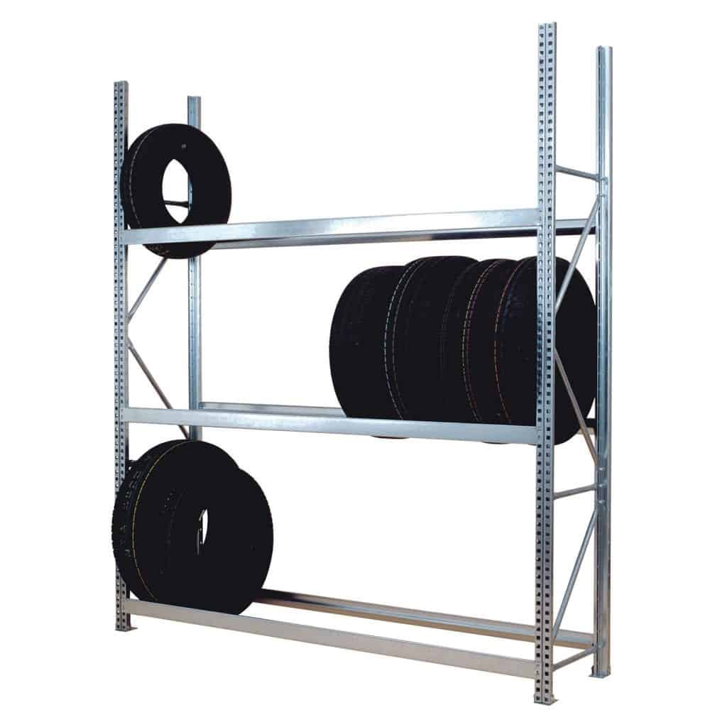 Galvanised Tyre Racking 3000mm High | Corrosion-Resistant