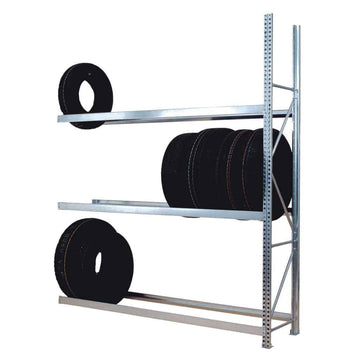 Galvanised Tyre Racking Extension Bay 2550mm High