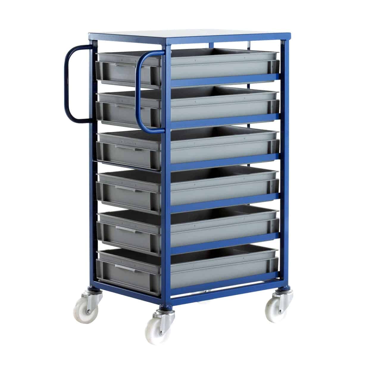 Delivery Storage Rack CT206 Mobile Tray Racks - Free Delivery - Storage N Stuff