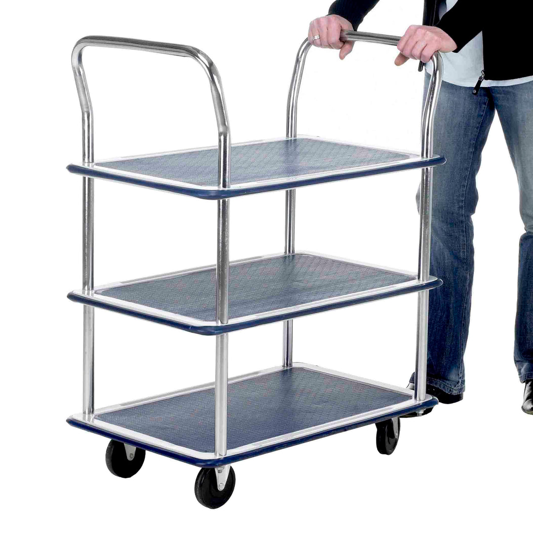 Toptruck 3 Shelf Trolley 120kg Capacity