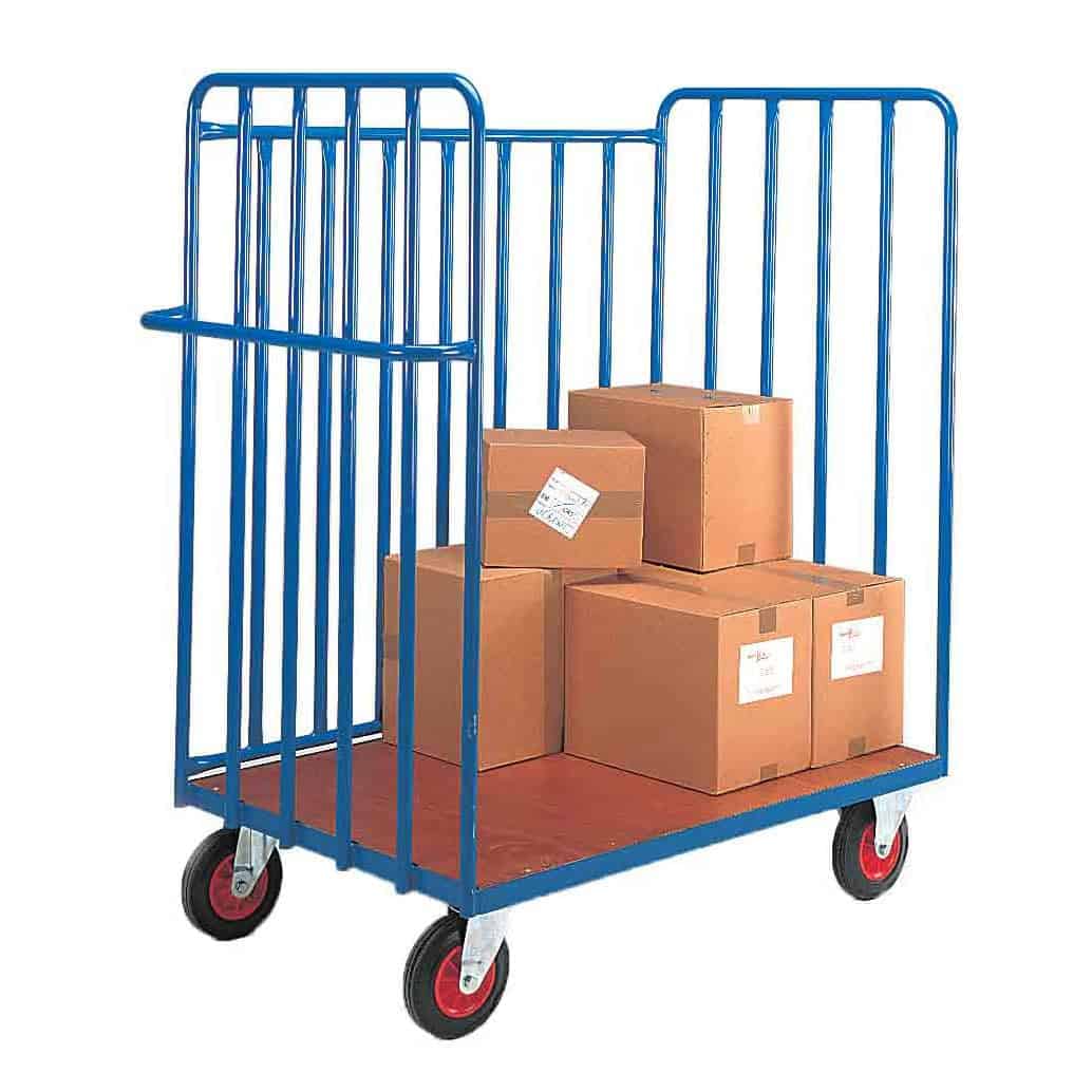 Parcel Truck With Fixed Tubular Sides