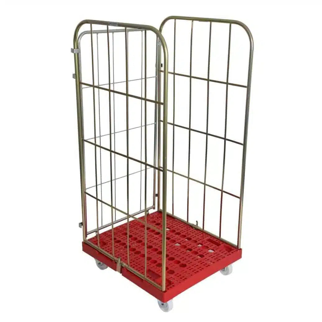 Plastic Base Demountable Three Sided Cage
