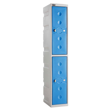 Plastic Waterproof 2 Door Lockers