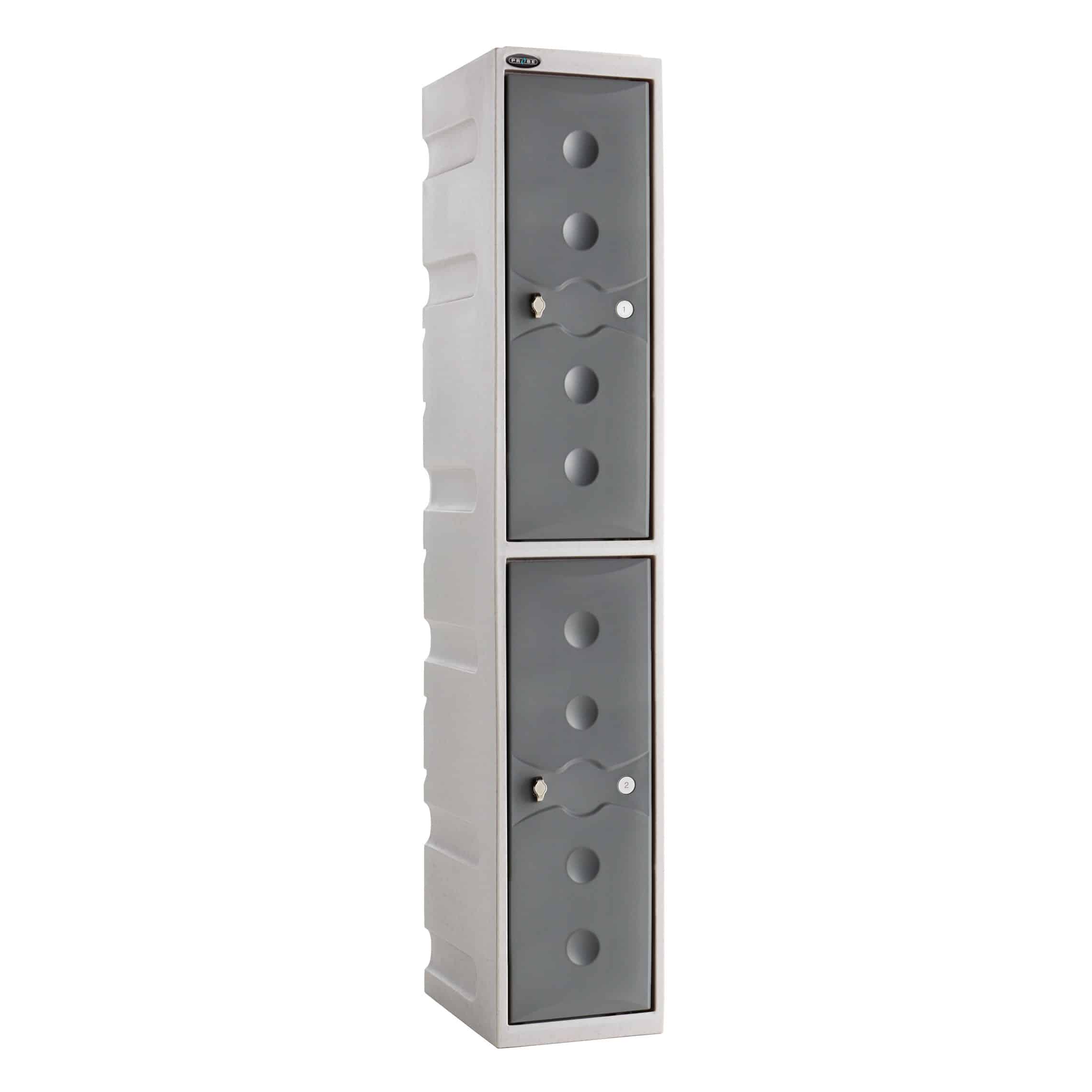 Plastic Waterproof 2 Door Lockers