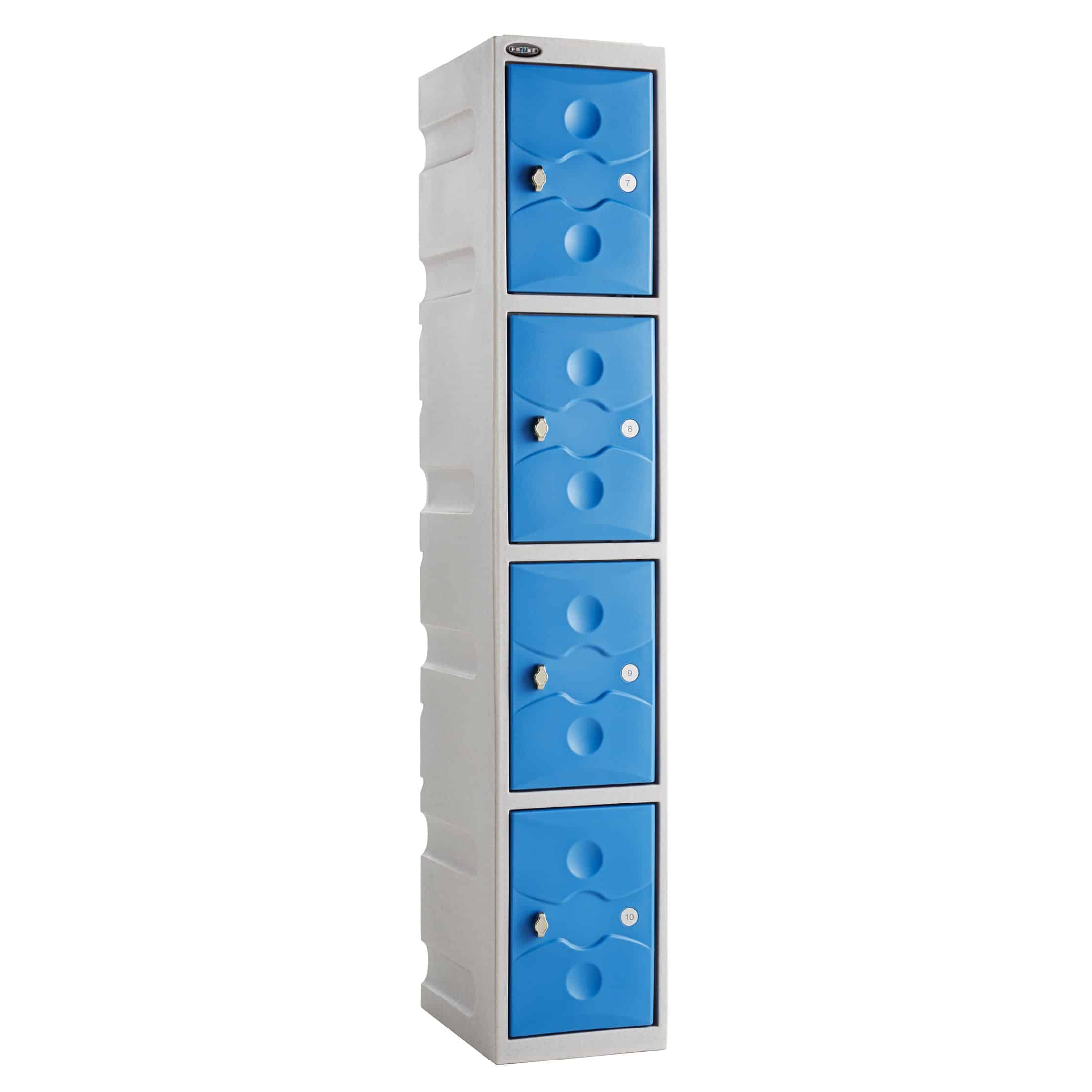 Plastic Waterproof 4 Door Lockers