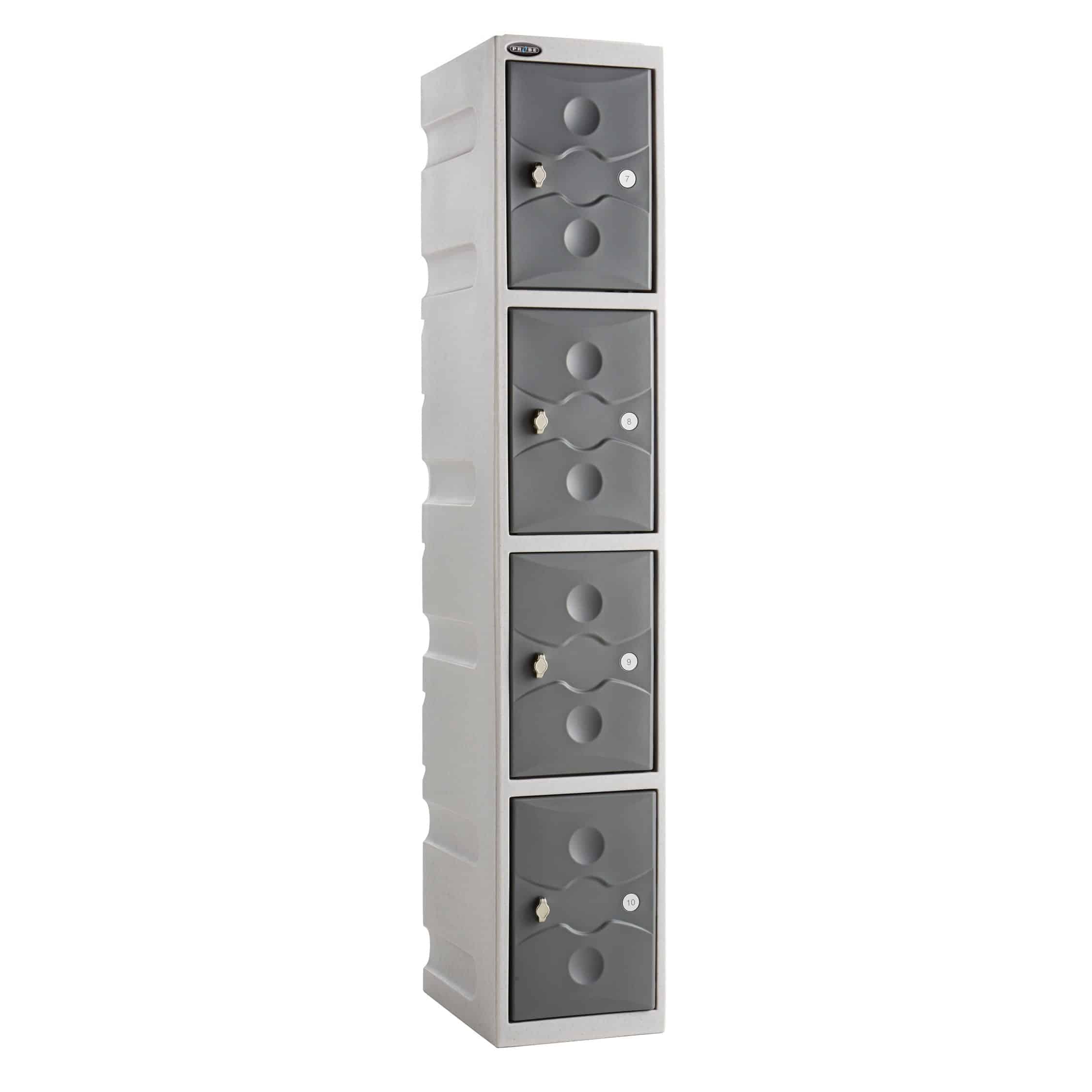 Plastic Waterproof 4 Door Lockers