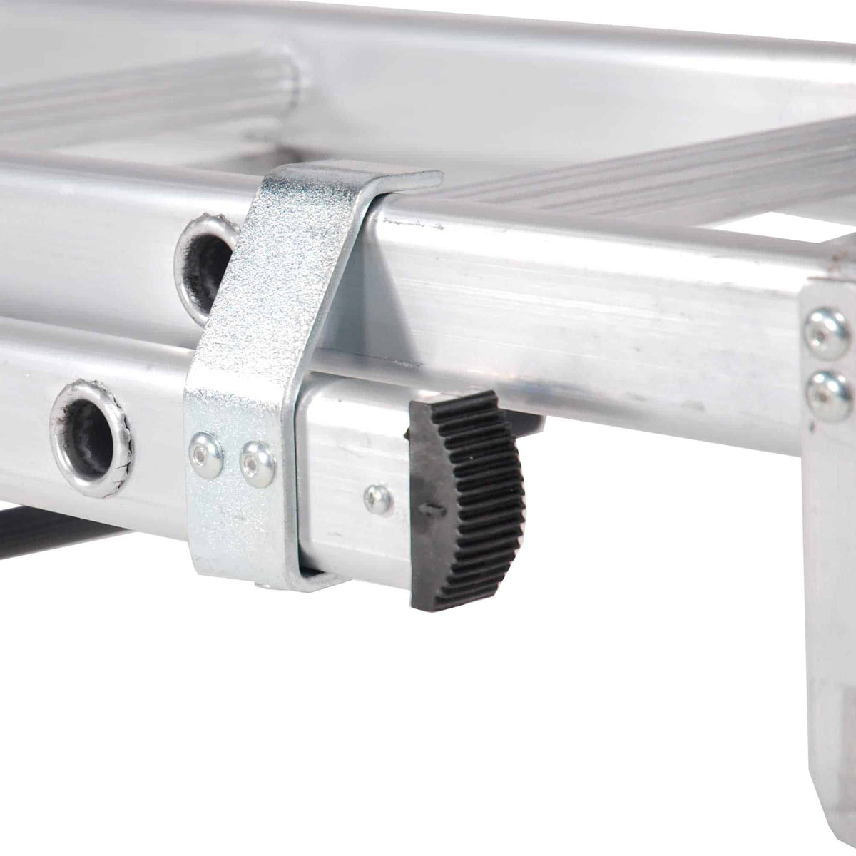 TB Davies ROOFER professional aluminium ladders double section rubber feet