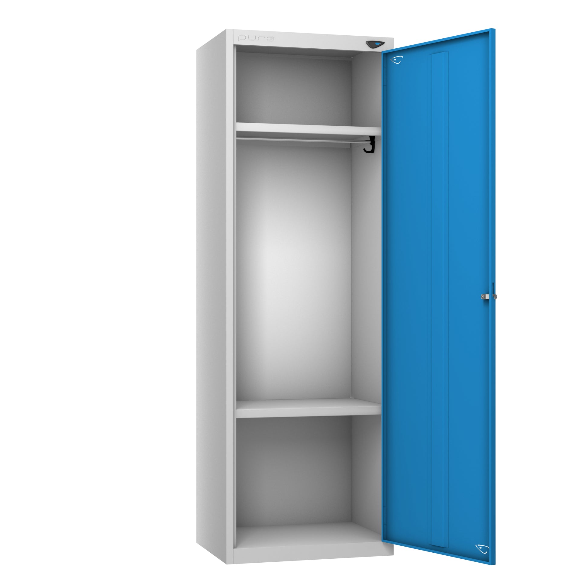 Pure Individual High Capacity Locker Cobalt Blue