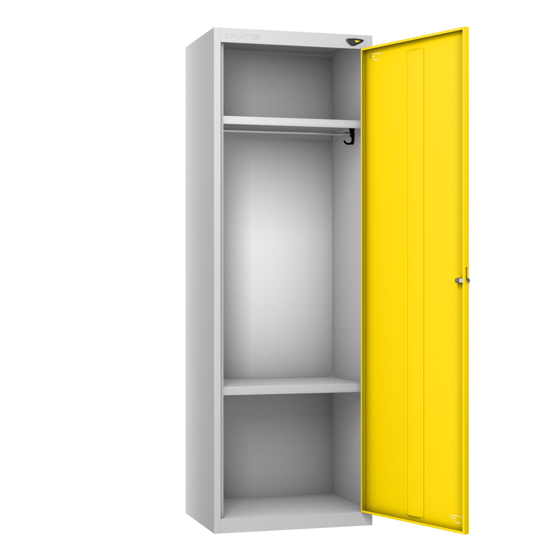 Pure Individual High Capacity Locker Lemon Yellow