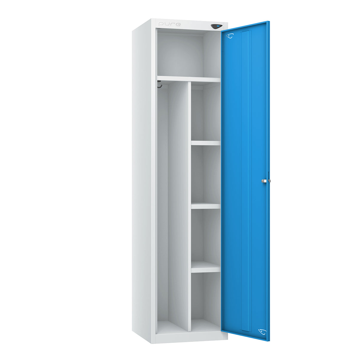 Pure Workwear Janitors Locker with Blue Door