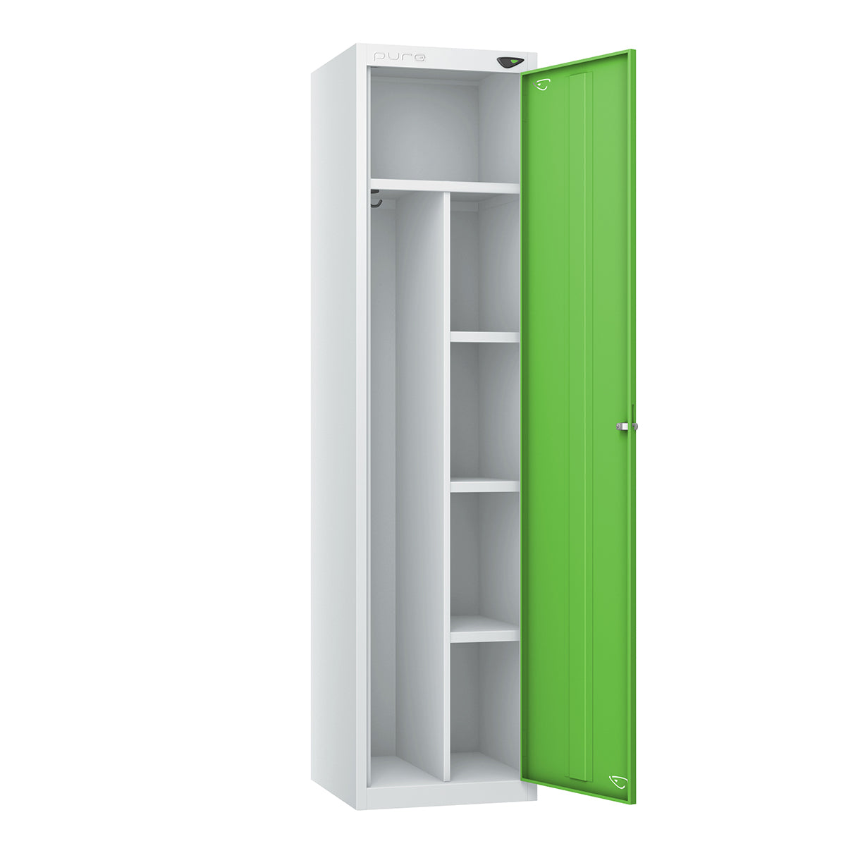 Pure Workwear Janitors Locker with Forest Green Door