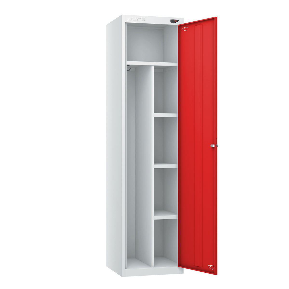 Pure Workwear Janitors Locker with Red Door