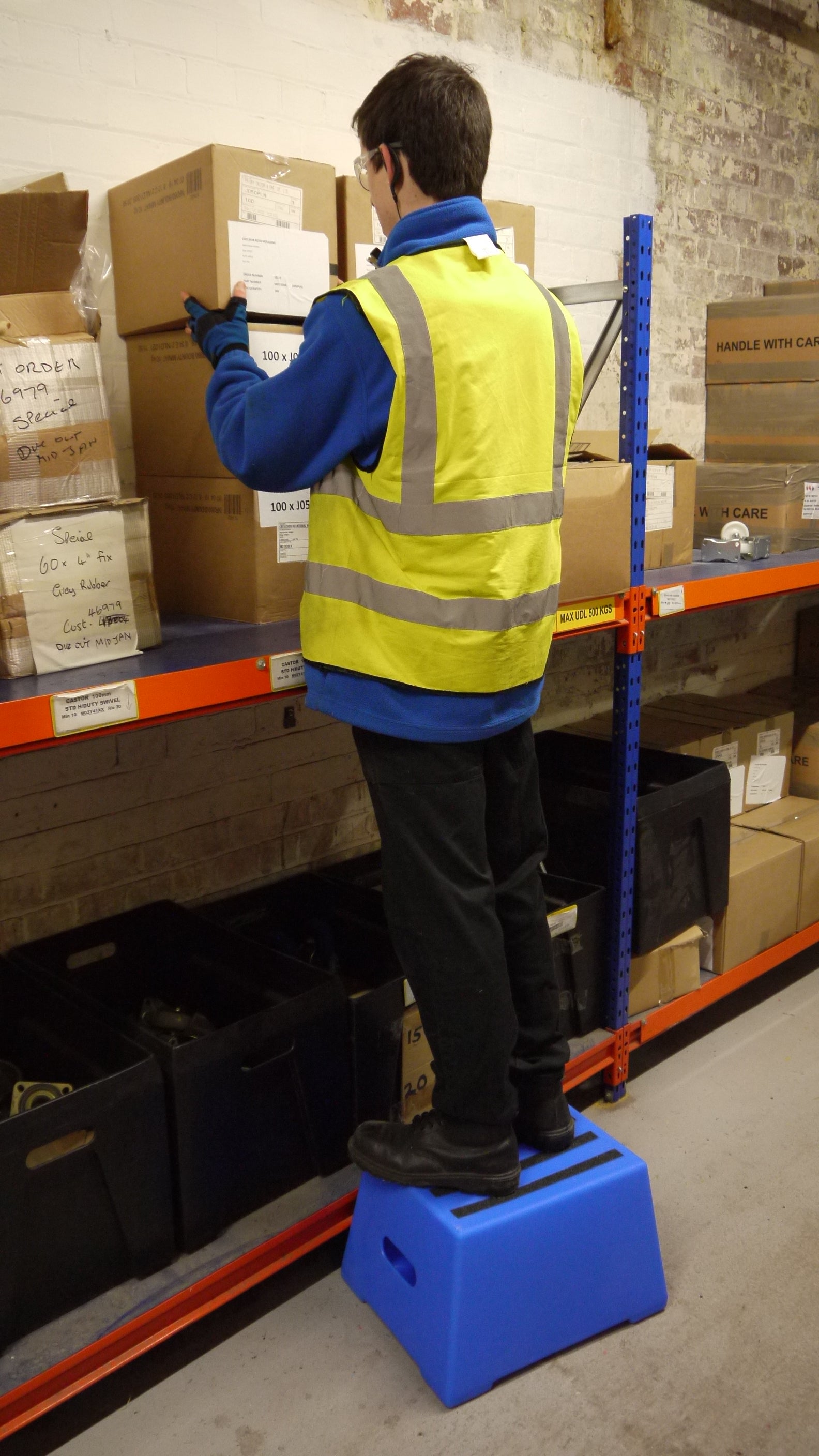 Plastic 2 Step Safety Steps