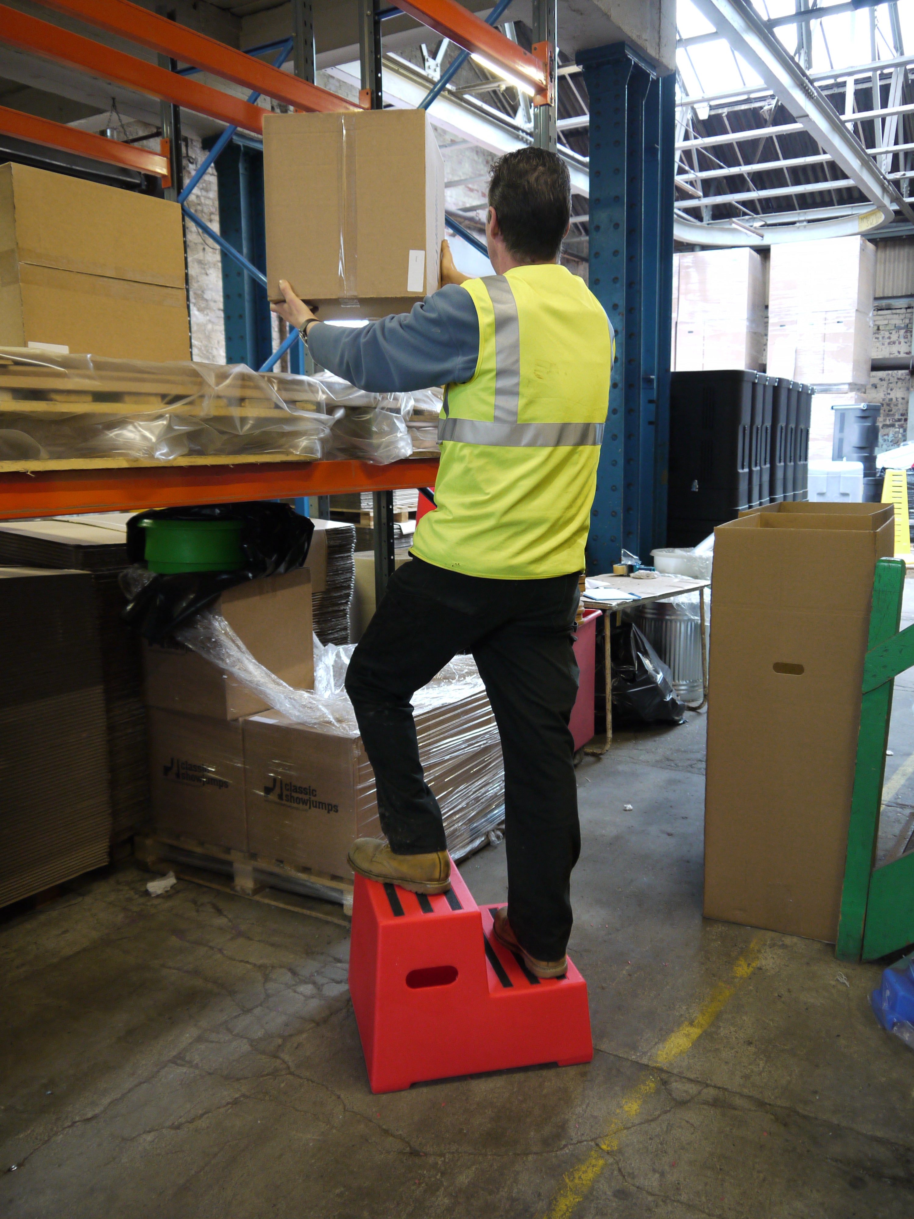 Plastic 2 Step Safety Steps