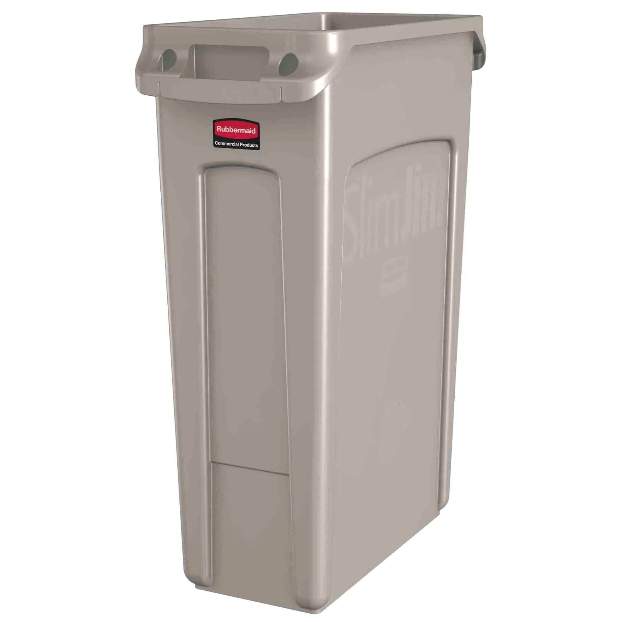 Rubbermaid Slim Jim Plastic Bin 87 Litre Beige