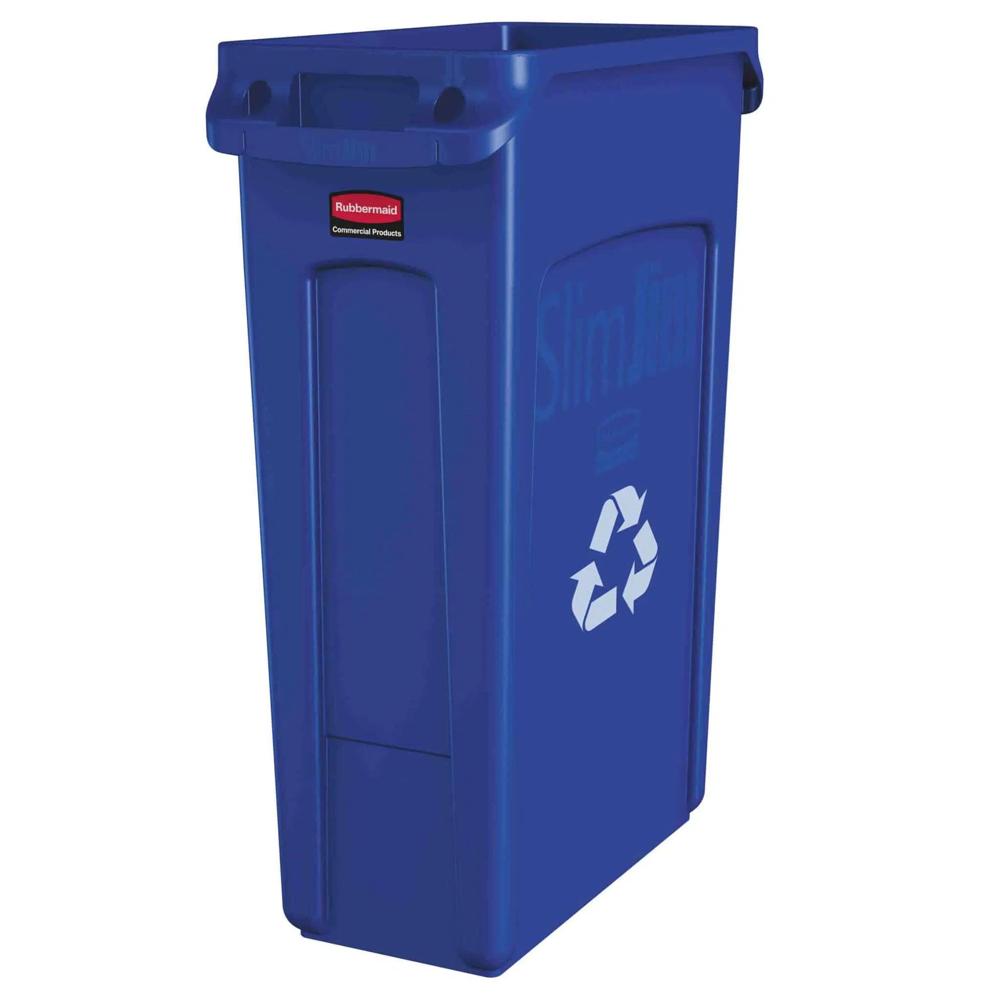 Rubbermaid Slim Jim Plastic Bin 87 Litre Blue