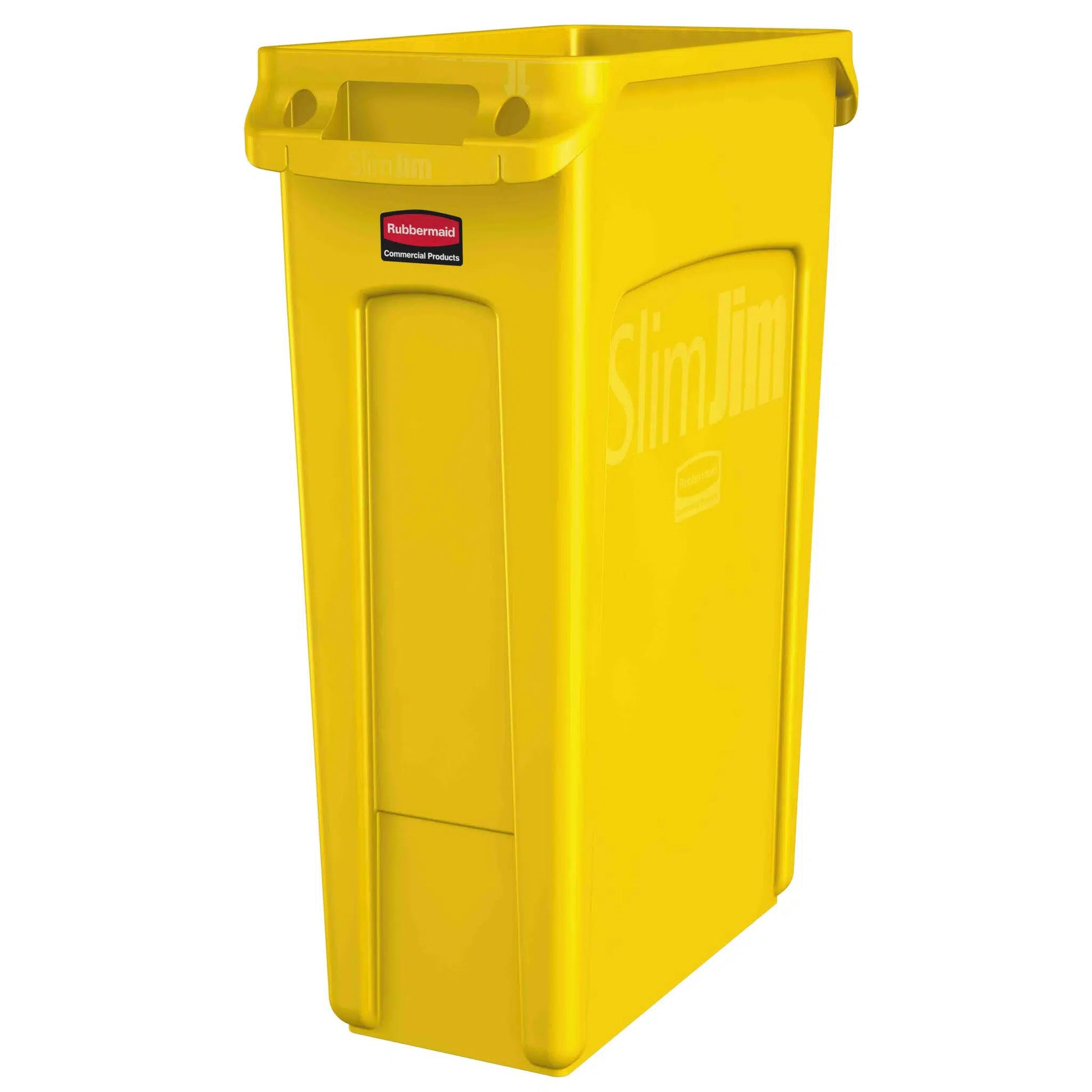 Rubbermaid Slim Jim Plastic Bin 87 Litre Yellow