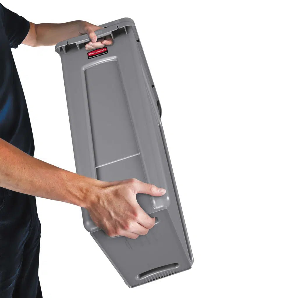 Rubbermaid Slim Jim Plastic Bin 87 Litre with User