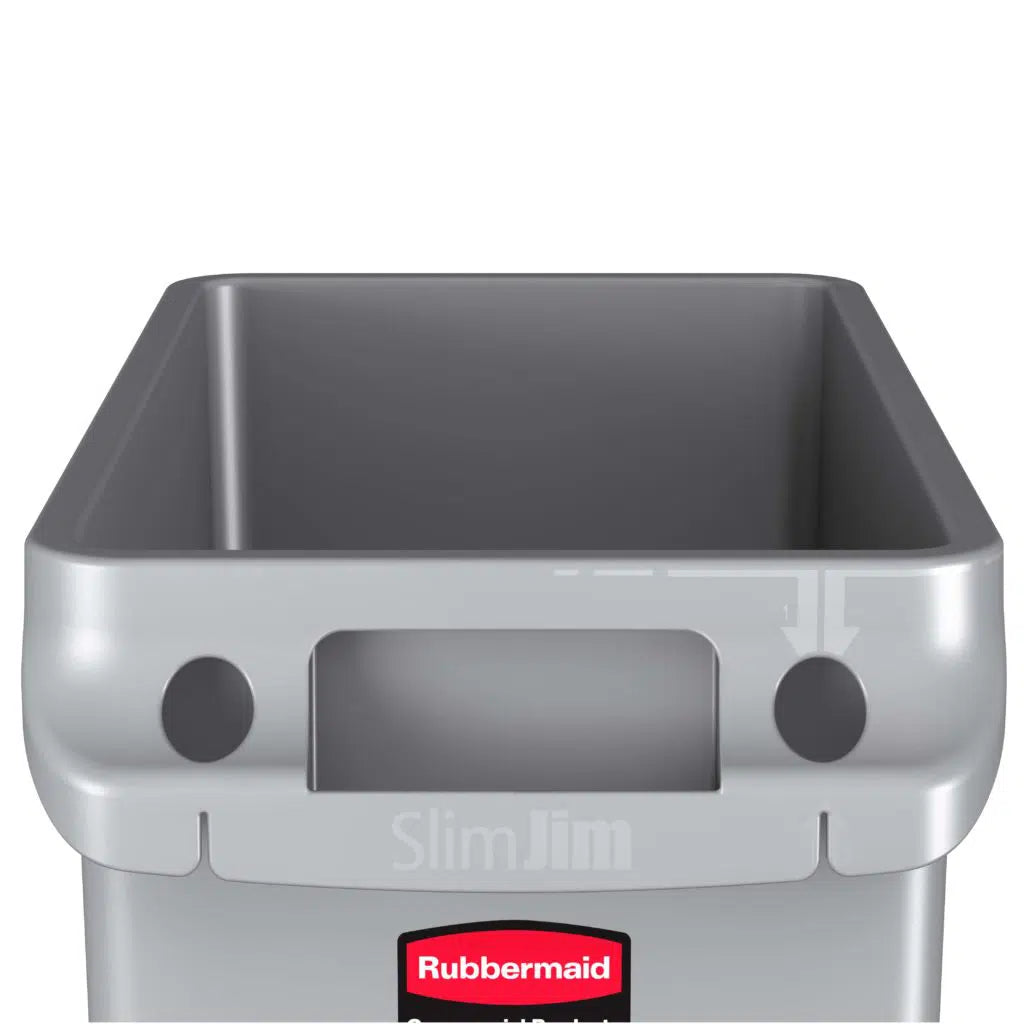 Rubbermaid Slim Jim Plastic Bin 87 Litre without Bag